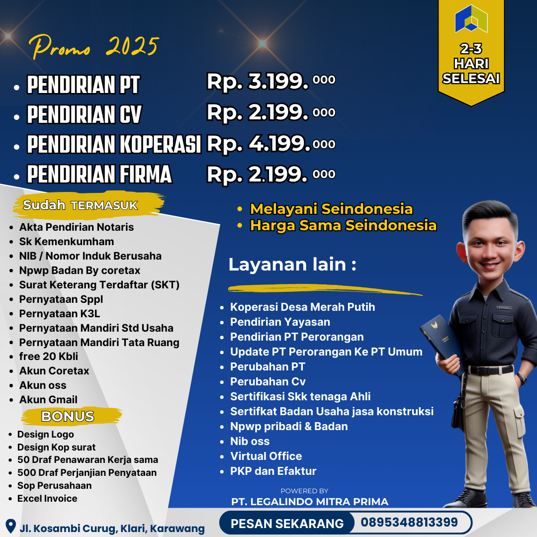 Promo Legalindo mei 2025.